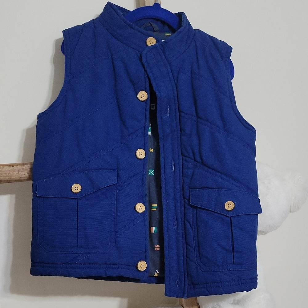 OshKosh B'gosh Blue Quilted Puffer Vest
